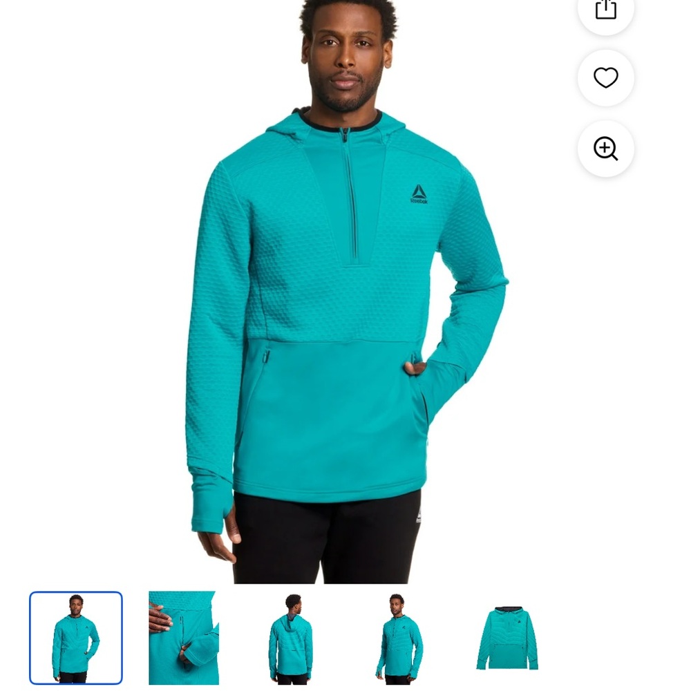 Reebok Teal Hoodie
